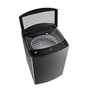 LG Lavadora LG Carga Superior Inteligente Motor Inverter AI DD™ (Inteligencia Artificial) con TurboWash™, ThinQ, 21 Kg - Negro, Top view open, WT21MV6, thumbnail 11