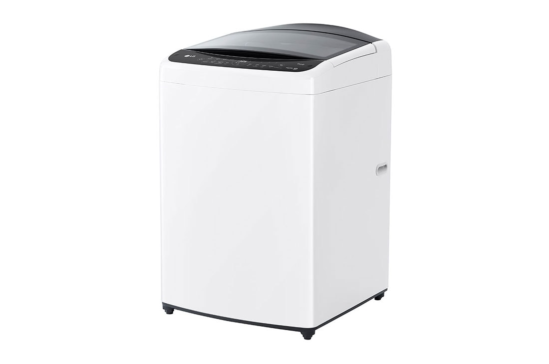 LG Lavadora Carga Superior LG 19Kg  Motor Inverter Direct Drive™ Sistema 6 Motion Blanco, Side view, WT19WV6, thumbnail 2