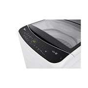 LG Lavadora Carga Superior LG 19Kg  Motor Inverter Direct Drive™ Sistema 6 Motion Blanco, Rear view, WT19WV6, thumbnail 5