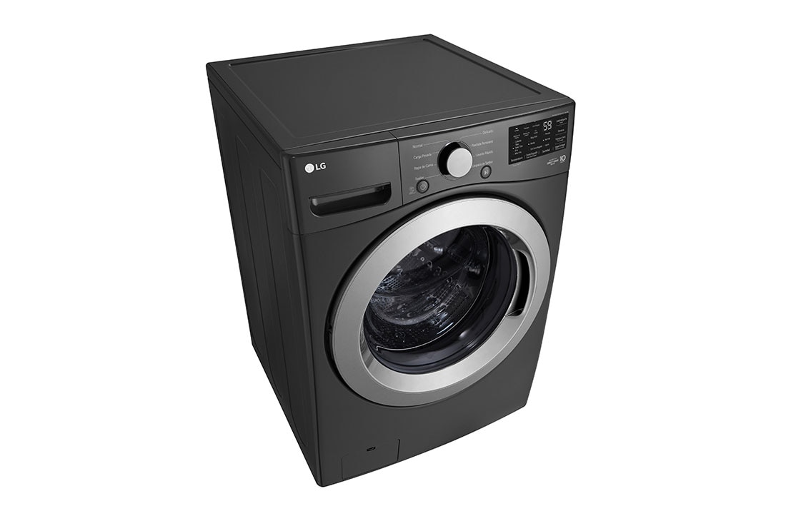LG Lavadora Carga Frontal LG 25Kg  Direct Drive™ Inverter & Smart Diagnosis, Middle Black, right side, WM25MV2S6W, thumbnail 8
