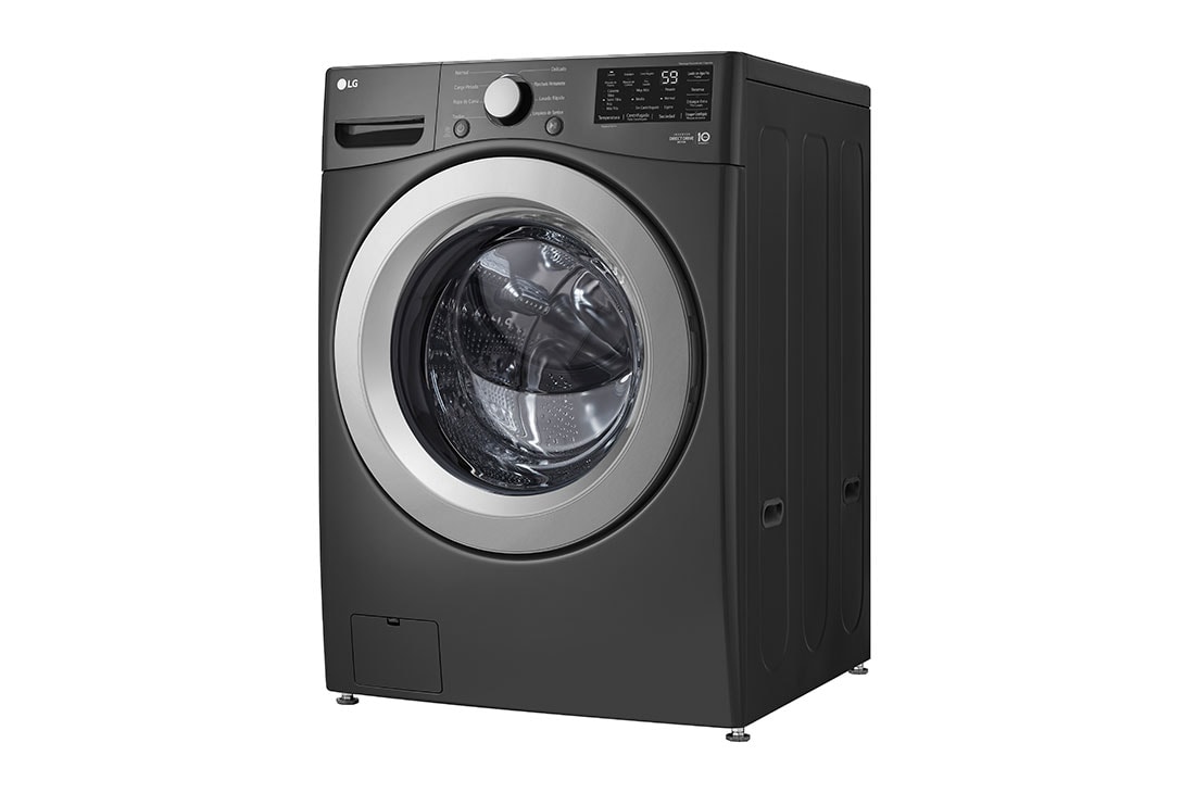 LG Lavadora Carga Frontal LG 25Kg  Direct Drive™ Inverter & Smart Diagnosis, Middle Black, left side, WM25MV2S6W, thumbnail 11