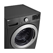 LG Lavadora Carga Frontal LG 25Kg  Direct Drive™ Inverter & Smart Diagnosis, Middle Black, right angle, WM25MV2S6W, thumbnail 6