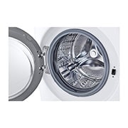 LG Lavadora Carga Frontal LG 25Kg  Direct Drive™ Inverter & Smart Diagnosis, Blanco, drum open, WM25WV2S6W, thumbnail 3