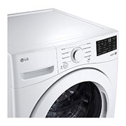 LG Lavadora Carga Frontal LG 25Kg  Direct Drive™ Inverter & Smart Diagnosis, Blanco, left top view, WM25WV2S6W, thumbnail 6