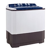 LG Lavadora LG Carga Superior Doble tina con Sistema sin aspas Roller- Jet 15 Kg – Color Blanca, Side view, WP15WAR, thumbnail 3