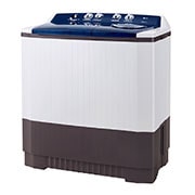 LG Lavadora LG Carga Superior Doble tina con Sistema sin aspas Roller- Jet 15 Kg – Color Blanca, Side view, WP15WAR, thumbnail 4