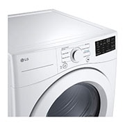 LG Secadora Carga Frontal a Gas LG 7.4 cu.ft Sensor Dry Smart Diagnosis™ Blanco, receptive view, DF50WV2S6W, thumbnail 4