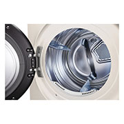 LG Torre de lavado WashTower™ LG 25Kg(lavado) / 22Kg (Modelo a Gas.) Carga Frontal Inverter AI DD™ ThinQ Color: Beige / Verde, Vista superior del producto (con dos puertas cerradas para secadora y lavadora), WK25GBS6, thumbnail 7