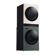 LG Torre de lavado WashTower™ LG 25Kg(lavado) / 22Kg (Modelo a Gas.) Carga Frontal Inverter AI DD™ ThinQ Color: Beige / Verde, Lado derecho (con dos puertas cerradas para secadora y lavadora), WK25GBS6, thumbnail 9