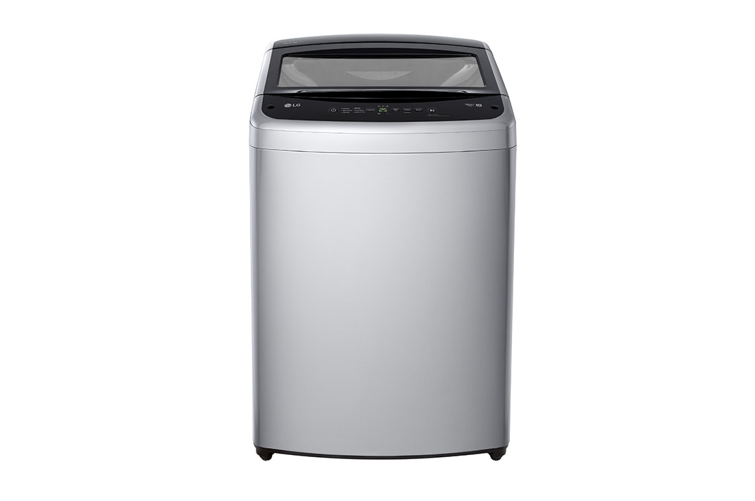 LG Lavadora Carga Superior 19KG  Smart Diagnosis™ TurboDrum™ Gris , Front view, WT19DVTM