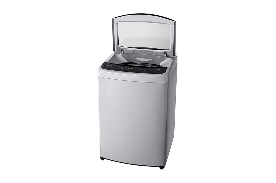 LG Lavadora Carga Superior 19KG  Smart Diagnosis™ TurboDrum™ Gris , Washing machine side view, WT19DVTM, thumbnail 7