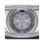 LG Lavadora Carga Superior 19KG  Smart Diagnosis™ TurboDrum™ Gris , Top washer view, WT19DVTM, thumbnail 4