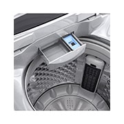 LG Lavadora Carga Superior 19KG  Smart Diagnosis™ TurboDrum™ Gris , Inside washer view, WT19DVTM, thumbnail 5