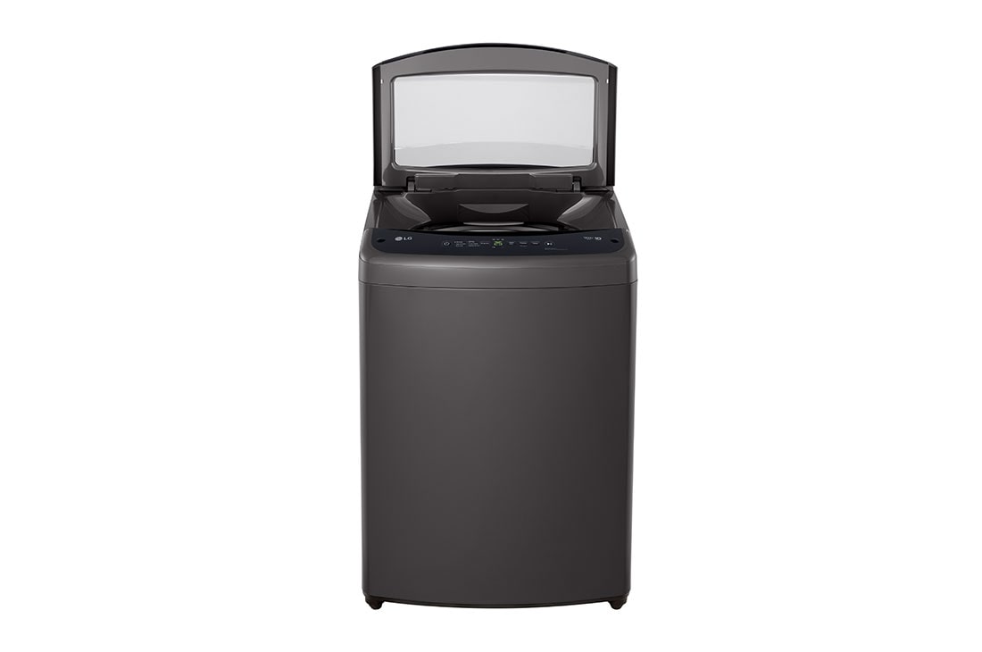 LG Lavadora Carga Superior 19Kg TurboDrum™ Smart Diagnosis™ color Middle Black, Front open view, WT19MVTM, thumbnail 2