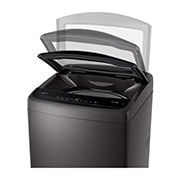 LG Lavadora Carga Superior 19Kg TurboDrum™ Smart Diagnosis™ color Middle Black, left view, WT19MVTM, thumbnail 5