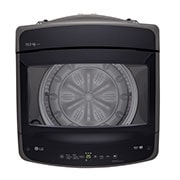 LG Lavadora Carga Superior 19Kg TurboDrum™ Smart Diagnosis™ color Middle Black, right view, WT19MVTM, thumbnail 6