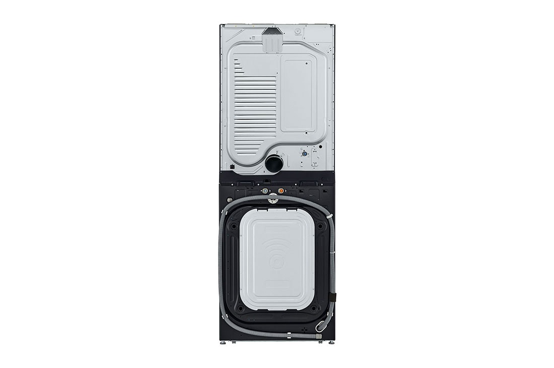 LG Torre de Lavado WashTower™ LG ThinQ™ 25Kg (lavado)/ 22Kg (Secado Eléctrica) AI Direct Drive™ Steam Color Verde, back view, WK25GGS6E, thumbnail 15