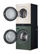 LG Torre de lavado WashTower™ LG 25Kg(Lavado) / 22Kg (Secado) Carga Frontal Inverter AI DD™ ThinQ Color: Beige / Verde, receptive view, WK25GBS6E, thumbnail 10
