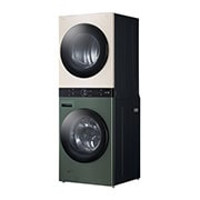 LG Torre de lavado WashTower™ LG 25Kg(Lavado) / 22Kg (Secado) Carga Frontal Inverter AI DD™ ThinQ Color: Beige / Verde, receptive view, WK25GBS6E, thumbnail 12