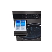 LG Torre de lavado WashTower™ LG 25Kg(lavado) / 22Kg (Secado Eléctrico) Carga Frontal Inverter AI DD™ ThinQ Color: Negro, Detergent tray view, WK25BS6E, thumbnail 9