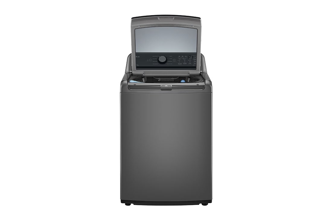 LG Lavadora LG Carga Superior Inverter DD™ 25kg, Front view with door open, WT25MT6HK, thumbnail 2