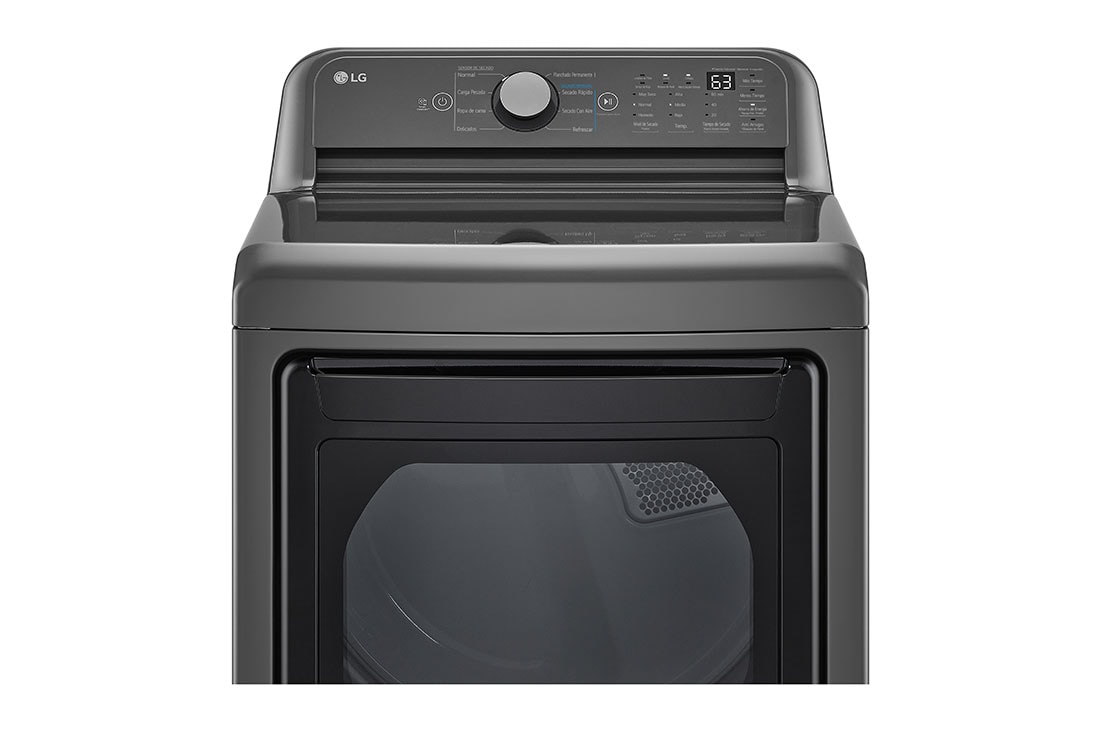 LG Secadora de gas LG con Sensor de secado Sensor Dry y Autodiagnóstico SmartDiagnosis™, capacidad 25 Kg - Color Negro, Detail1, DT25MTGK, thumbnail 5
