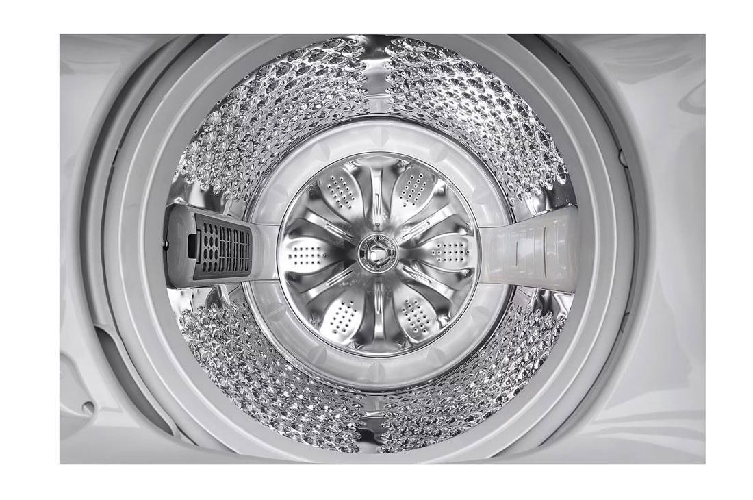 LG Lavadora de 19 kg carga superior con AI DD, Gris, drum top view, WT19DV6T, thumbnail 12