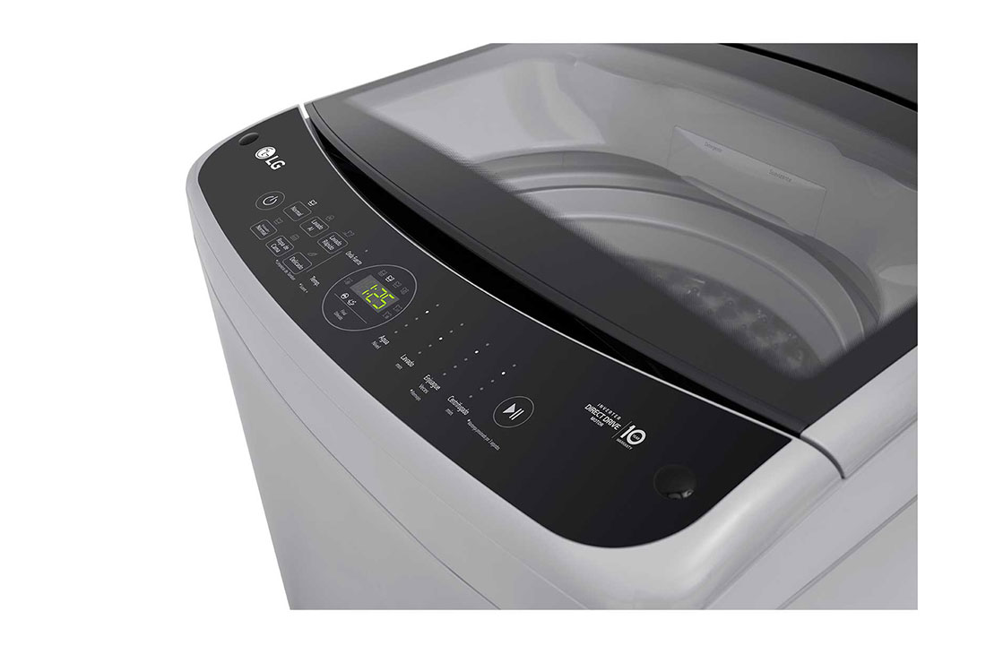 LG Lavadora de 19 kg carga superior con AI DD, Gris, cut image, WT19DV6T, thumbnail 6