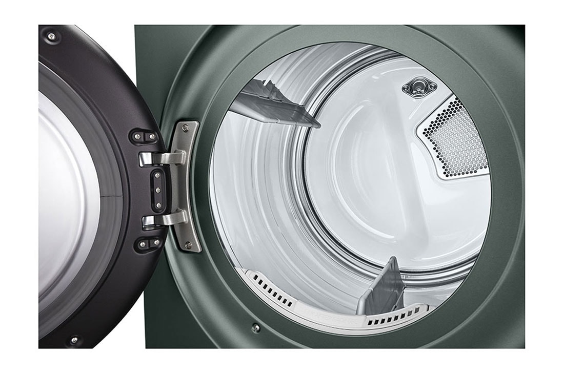 LG Torre de lavado WashTower™ LG 25Kg(lavado) / 22Kg (Modelo a Gas) Carga Frontal Inverter AI DD™ ThinQ Color: Green / Green, Frontal (únicamente la puerta frontal de la secadora está abierta), WK25GGS6, thumbnail 12