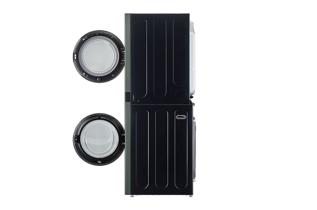 LG Torre de lavado WashTower™ LG 25Kg(lavado) / 22Kg (Modelo a Gas) Carga Frontal Inverter AI DD™ ThinQ Color: Green / Green, Lateral (con dos puertas cerradas para secadora y lavadora), WK25GGS6, thumbnail 14