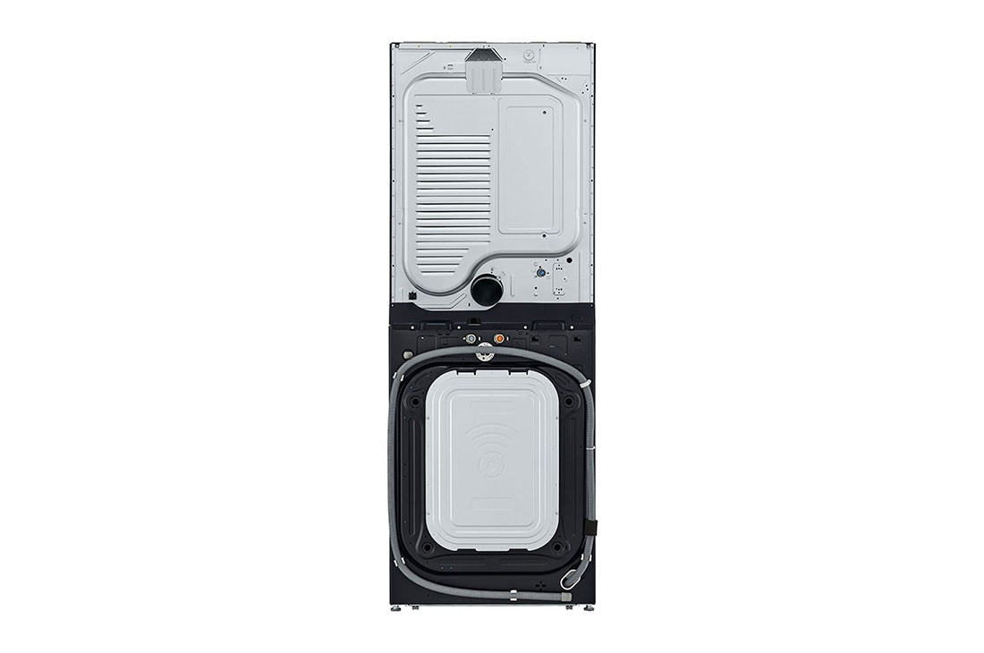 LG Torre de lavado WashTower™ LG 25Kg(lavado) / 22Kg (Modelo a Gas) Carga Frontal Inverter AI DD™ ThinQ Color: Green / Green, back view, WK25GGS6, thumbnail 15