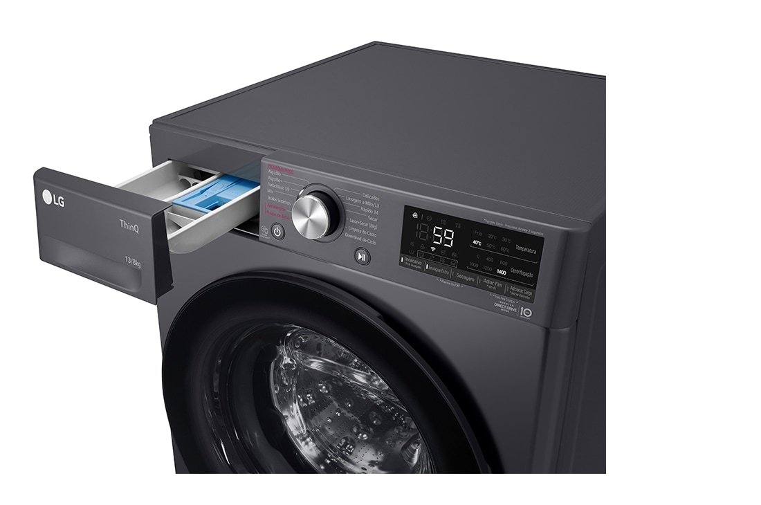 LG Lavadora Secadora Carga Frontal 13/8 kg | 6 Motion DD | DirectDrive Inverter | Smart ThinQ (Wi-Fi) | AI DD™, WD13MVC4S6, thumbnail 6