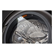 LG 22kg AI DD™ TurboWash360™ Washing Machine with Steam™ in Black Steel, WM23BFXS6, thumbnail 5