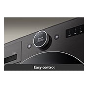 LG 22kg AI DD™ TurboWash360™ Washing Machine with Steam™ in Black Steel, USP 1(Easy Control), WM23BFXS6, thumbnail 3