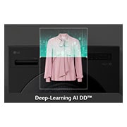 LG 22kg AI DD™ TurboWash360™ Washing Machine with Steam™ in Black Steel, USP 2(Deep-Learning AI DD), WM23BFXS6, thumbnail 4