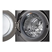 LG 22kg AI DD™ TurboWash360™ Washing Machine with Steam™ in Black Steel, Drum Detail, WM23BFXS6, thumbnail 7