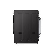 LG 22kg AI DD™ TurboWash360™ Washing Machine with Steam™ in Black Steel, Side, WM23BFXS6, thumbnail 10