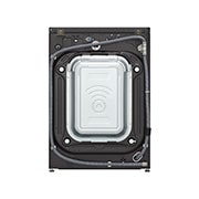 LG 22kg AI DD™ TurboWash360™ Washing Machine with Steam™ in Black Steel, Back, WM23BFXS6, thumbnail 13