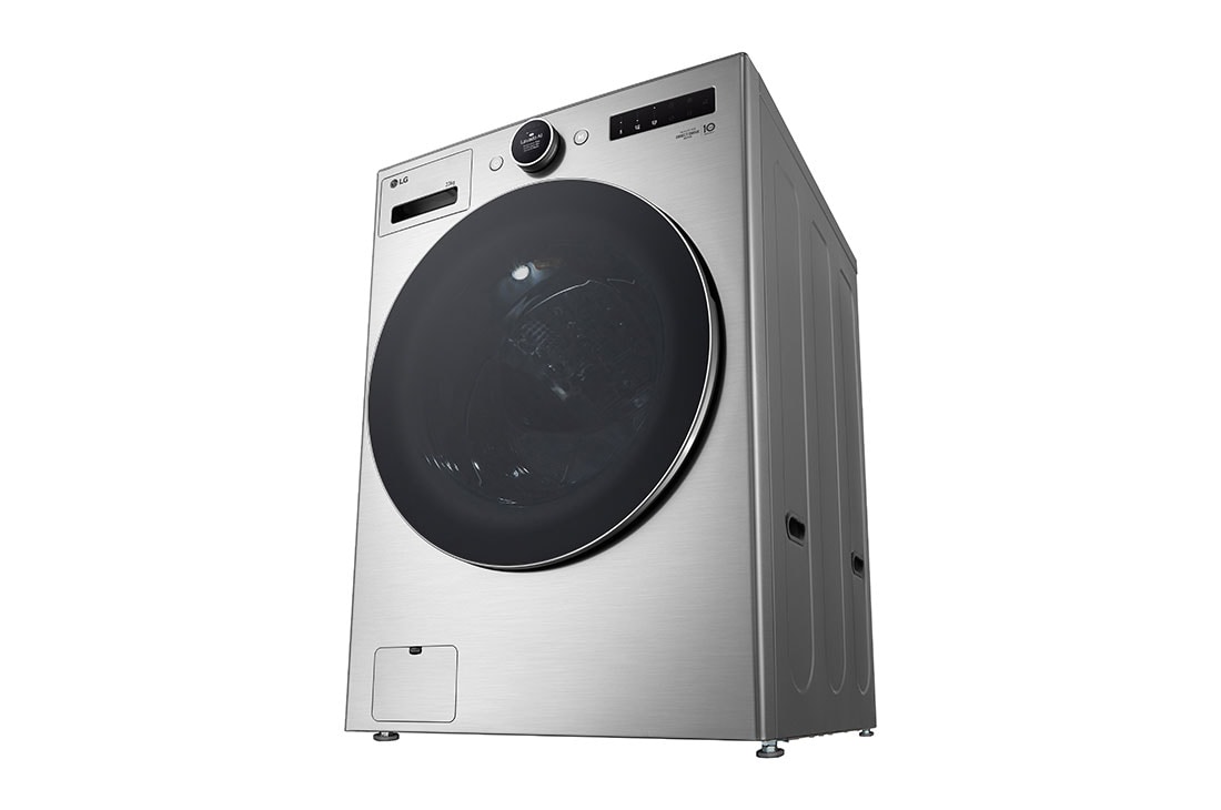 LG Lavadora 22 kg TurboWash360™ AI DD™ con vapor, Bottom perspective view, WM23VFXS6, thumbnail 12