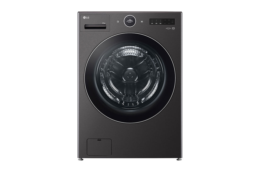 LG Lavadora 22 kg TurboWash360™ AI DD™ con vapor, front view, WM23VFXS6