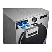 LG Lavadora 22 kg TurboWash360™ AI DD™ con vapor, Top detergent port view, WM23VFXS6, thumbnail 9