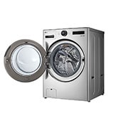 LG Lavadora 22 kg TurboWash360™ AI DD™ con vapor, Right side open view, WM23VFXS6, thumbnail 13