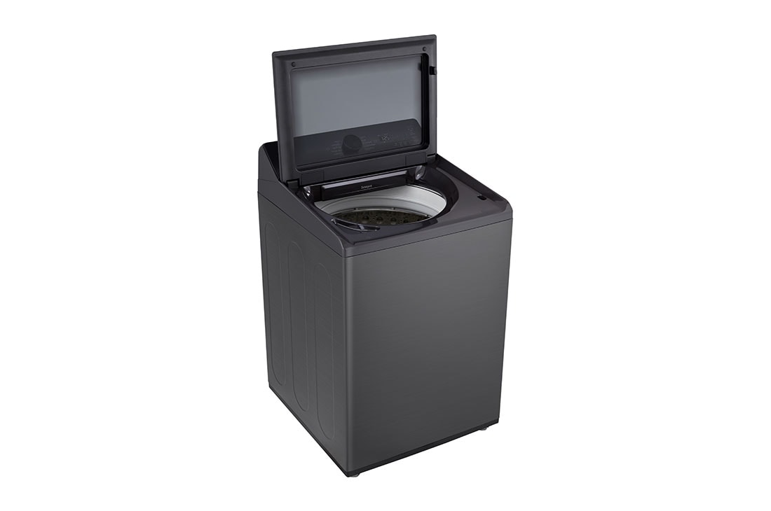 LG Lavadora LG Carga Superior 25kg - Negra, left side view of LG Top Loading Washing Machine, WT25PBTX6, thumbnail 14