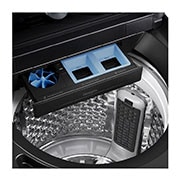 LG Lavadora LG Carga Superior AI DD™ (Inteligencia Artificial) TurboWash™ con Perilla + Panel LED táctil 23kg - Color Negro Ónix - WT23OBTX6 AI DD™, USP image for the EasyUnload™, WT23OBTX6, thumbnail 5