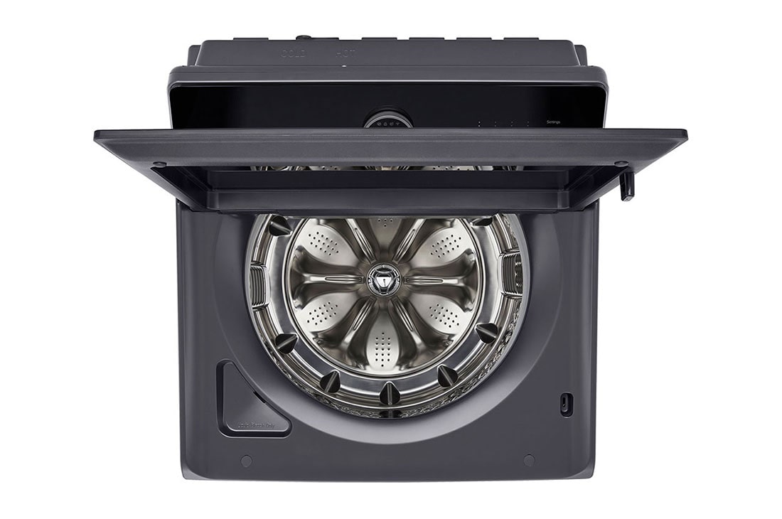 LG Lavadora LG Carga Superior AI DD™ (Inteligencia Artificial) TurboWash 3D™ con Panel LCD + LED 28kg - Color Grafito, detail of the tub, WT28EGTX6, thumbnail 10