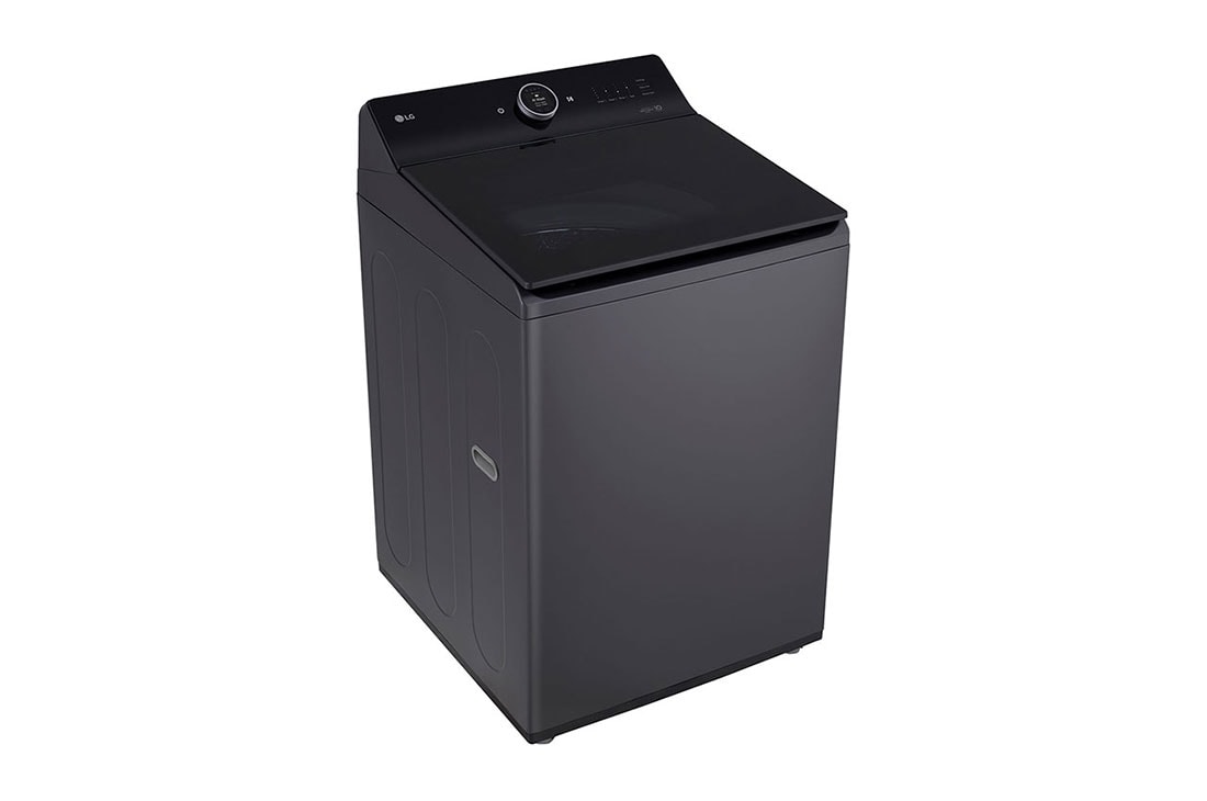 LG Lavadora LG Carga Superior AI DD™ (Inteligencia Artificial) TurboWash 3D™ con Panel LCD + LED 28kg - Color Grafito, left side view of LG Top Loading Washing Machine, WT28EGTX6, thumbnail 14
