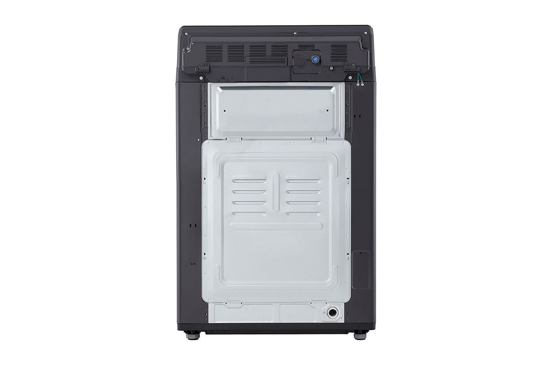 LG Lavadora LG Carga Superior AI DD™ (Inteligencia Artificial) TurboWash 3D™ con Panel LCD + LED 28kg - Color Grafito, back view of LG Top Loading Washing Machine, WT28EGTX6, thumbnail 15