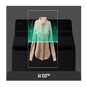 LG Lavadora LG Carga Superior AI DD™ (Inteligencia Artificial) TurboWash 3D™ con Panel LCD + LED 28kg - Color Grafito, USP image for the ai dd, WT28EGTX6, thumbnail 3