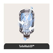 LG Lavadora LG Carga Superior AI DD™ (Inteligencia Artificial) TurboWash 3D™ con Panel LCD + LED 28kg - Color Grafito, USP image for the Turbowash3D™, WT28EGTX6, thumbnail 4