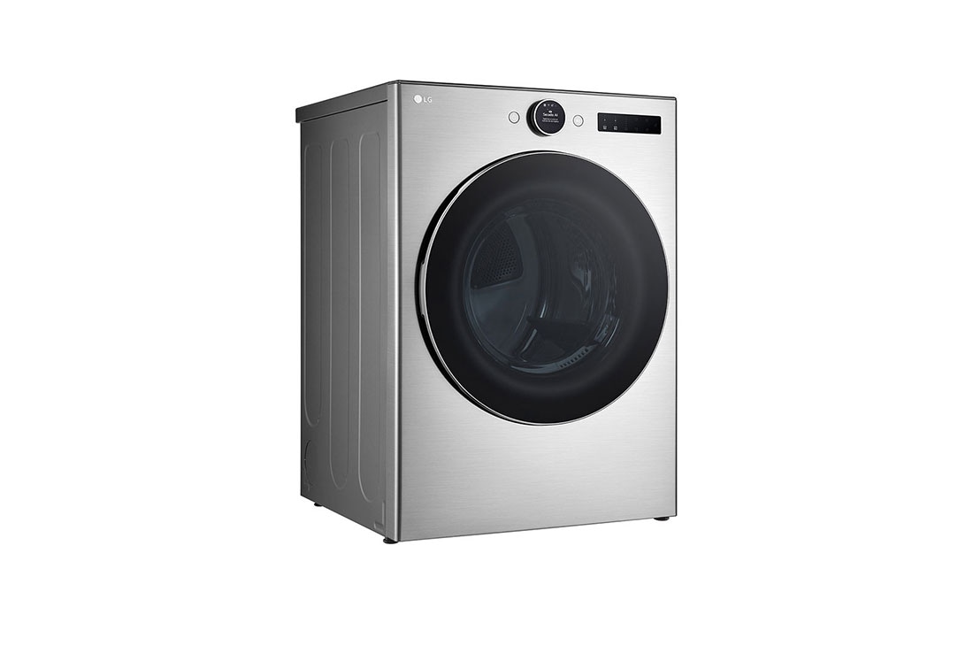 LG Secadora Eléctrica de Carga Frontal – DF74VFXS6BE – 22 kg – Gris – ThinQ, Left side view, DF74VFXS6BE, thumbnail 7